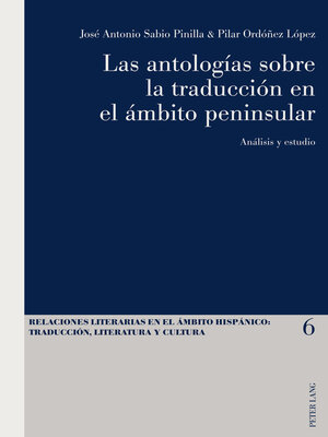 cover image of Las antologías sobre la traducción en el ámbito peninsular
